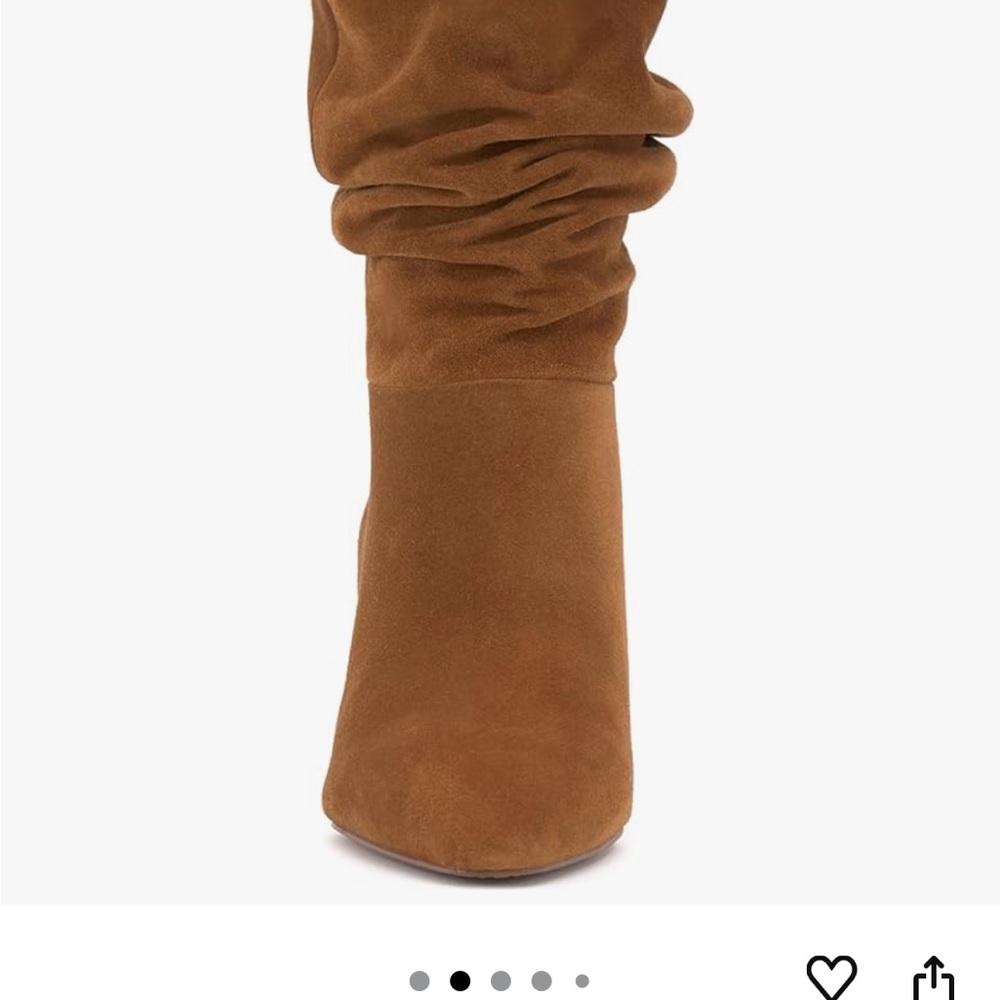NWT Vince Camuto Tan Suede Heeled Boots